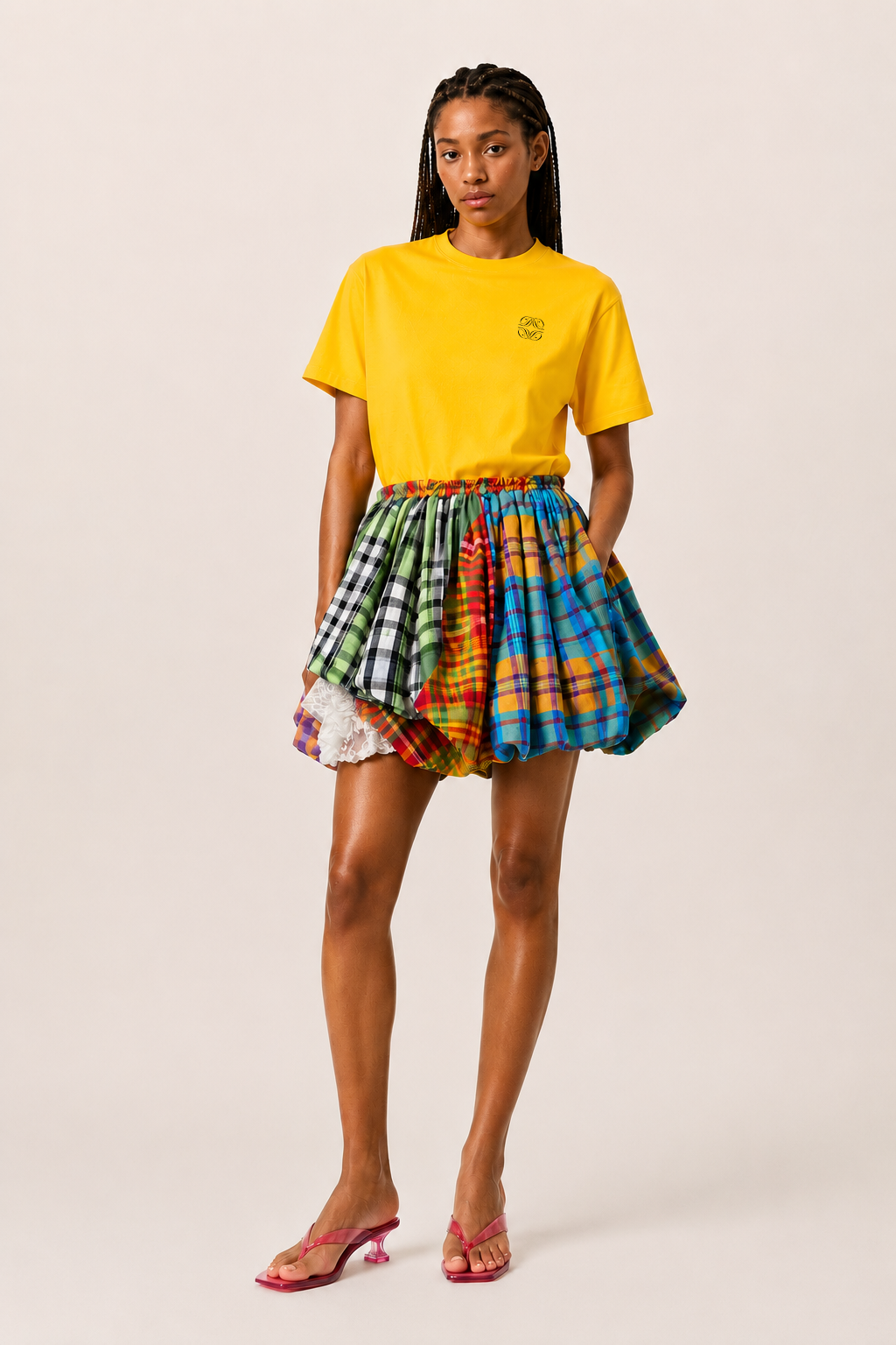 La Jupe Madras Nuage