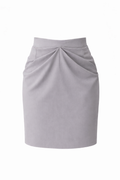 Jupe Drapée Taille Haute